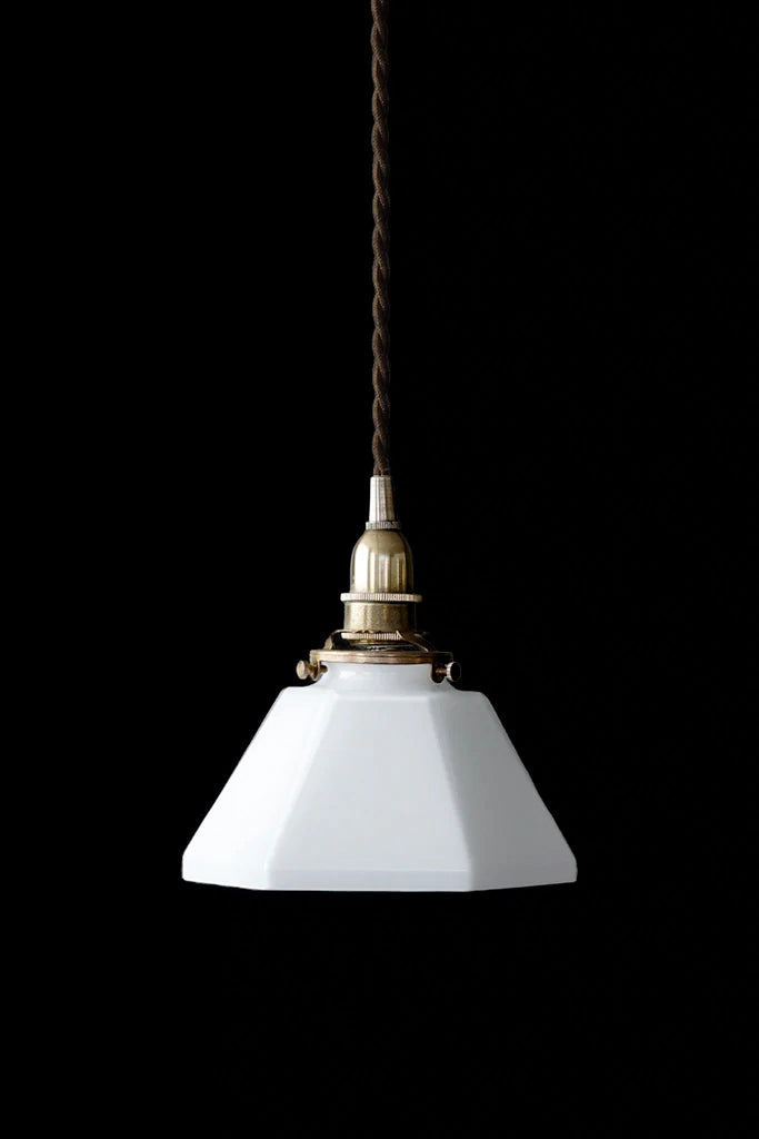 White Glass Lamp ペンダントライト ホワイトグラスシェード