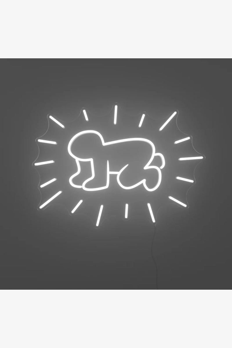 キース・ヘリング／ネオン・サイン「RADIENT BABY」 Yellowpop Keith Haring LED Neon Radiant Baby – Nakamura