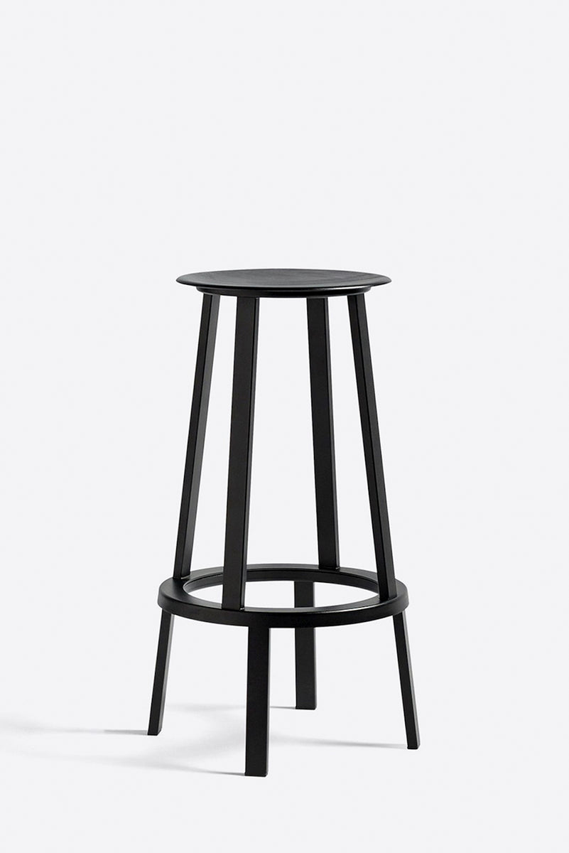 HAY REVOLVER BAR STOOL HIGH BLACK