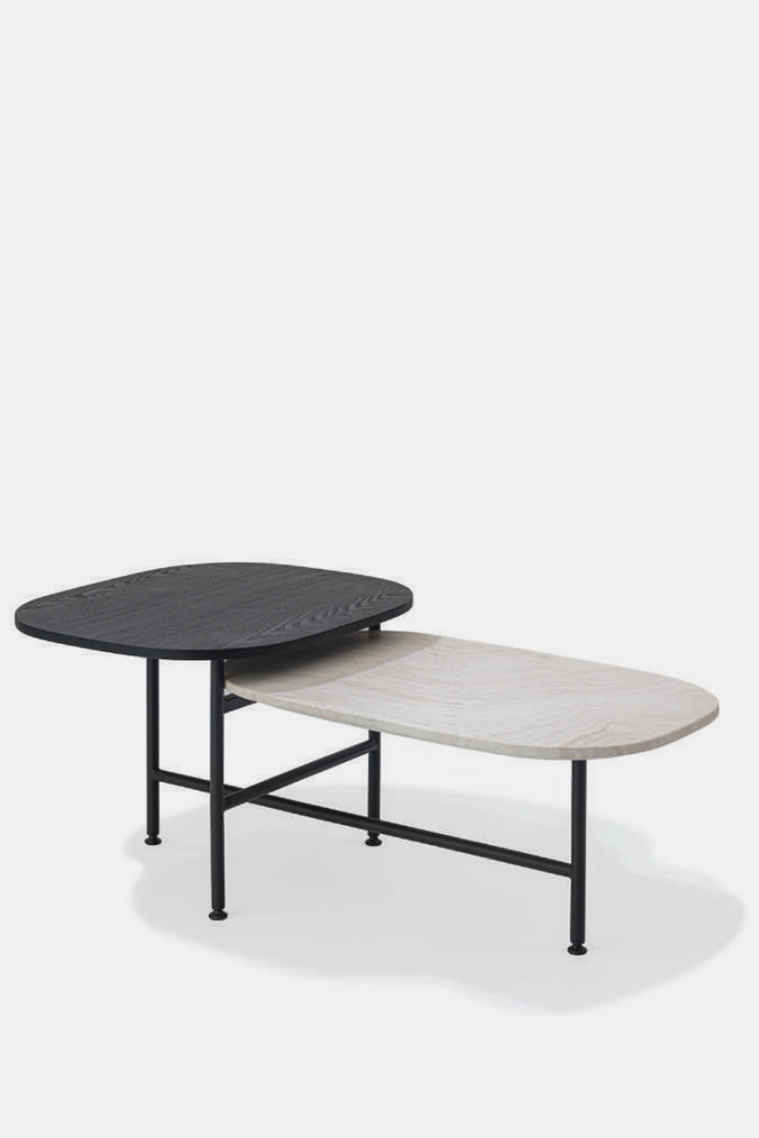 Table N°32 トラバーチンテーブル オーク無垢テーブル 店舗什器