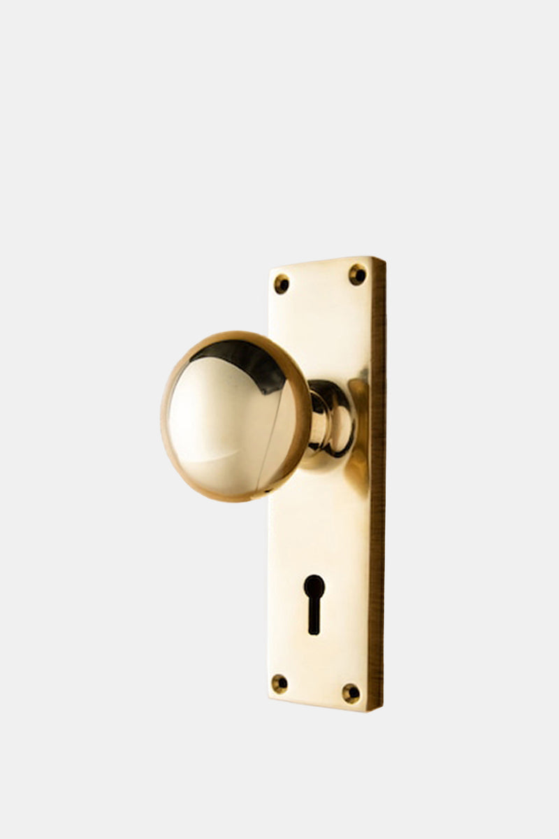 真鍮のハンドル ブラスハンドル 真鍮のドアハンドル 鍵付きドア